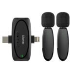 Ulanzi V6 3-in-1 Plug-Play Wireless Lavalier Microphone for iPhone/Android/Camera